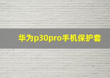 华为p30pro手机保护套