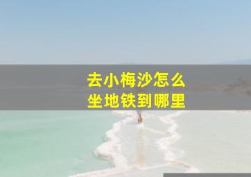 去小梅沙怎么坐地铁到哪里