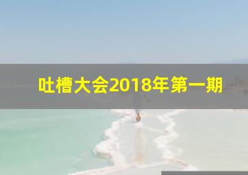 吐槽大会2018年第一期