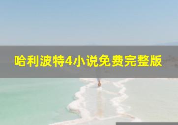 哈利波特4小说免费完整版