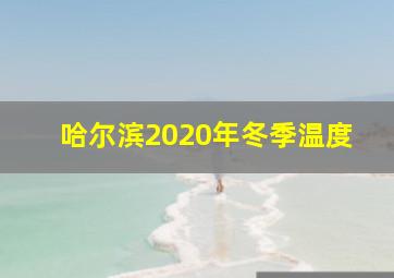 哈尔滨2020年冬季温度