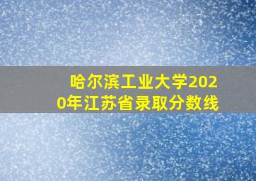 哈尔滨工业大学2020年江苏省录取分数线