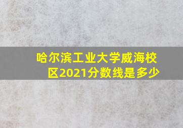 哈尔滨工业大学威海校区2021分数线是多少