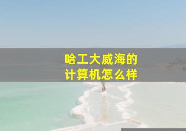 哈工大威海的计算机怎么样