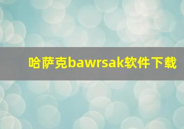 哈萨克bawrsak软件下载