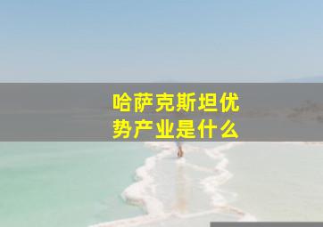 哈萨克斯坦优势产业是什么