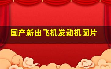 国产新出飞机发动机图片