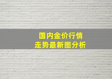 国内金价行情走势最新图分析