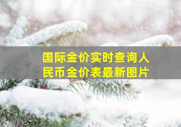 国际金价实时查询人民币金价表最新图片