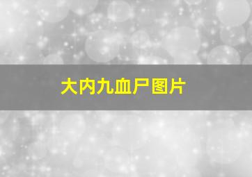 大内九血尸图片