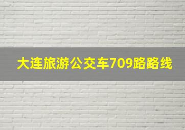 大连旅游公交车709路路线