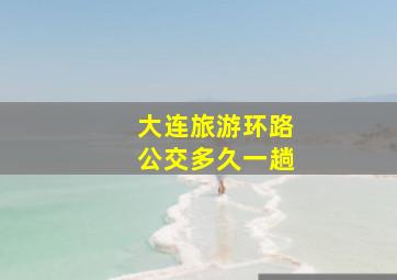 大连旅游环路公交多久一趟