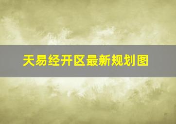 天易经开区最新规划图