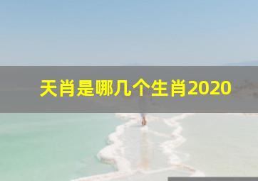 天肖是哪几个生肖2020