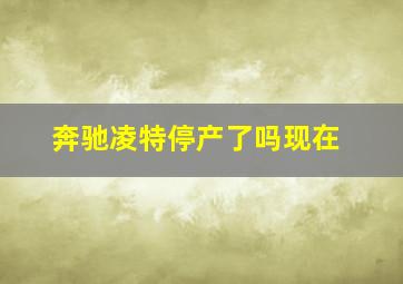 奔驰凌特停产了吗现在