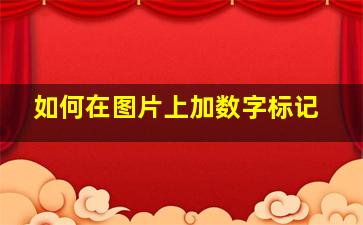 如何在图片上加数字标记