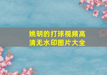 姚明的打球视频高清无水印图片大全