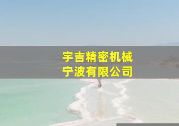 宇吉精密机械宁波有限公司