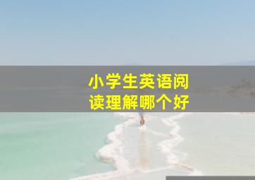 小学生英语阅读理解哪个好