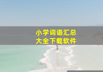 小学词语汇总大全下载软件