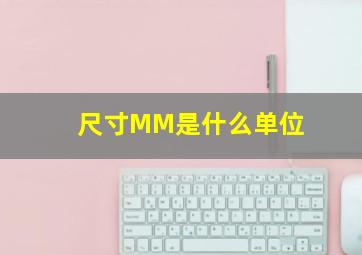 尺寸MM是什么单位