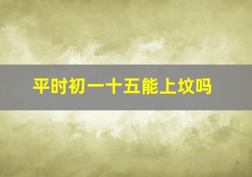 平时初一十五能上坟吗