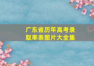 广东省历年高考录取率表图片大全集