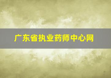 广东省执业药师中心网