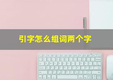 引字怎么组词两个字