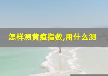 怎样测黄疸指数,用什么测