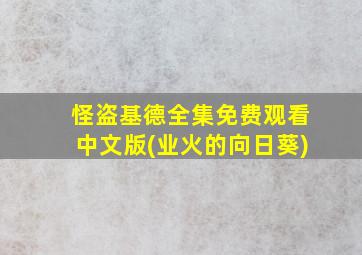 怪盗基德全集免费观看中文版(业火的向日葵)