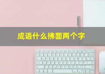 成语什么拂面两个字