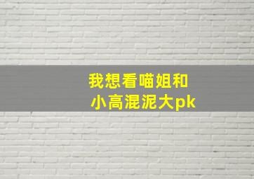 我想看喵姐和小高混泥大pk