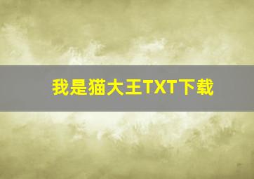 我是猫大王TXT下载