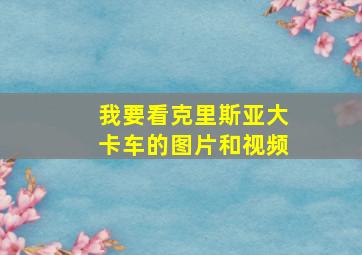 我要看克里斯亚大卡车的图片和视频