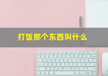 打饭那个东西叫什么