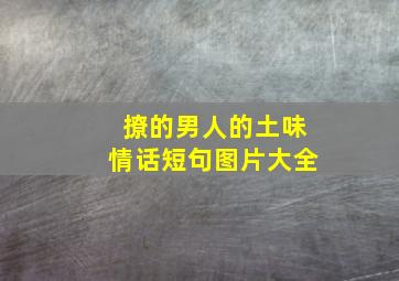 撩的男人的土味情话短句图片大全