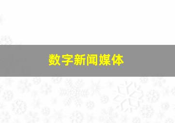 数字新闻媒体