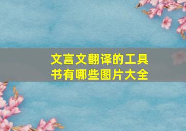 文言文翻译的工具书有哪些图片大全