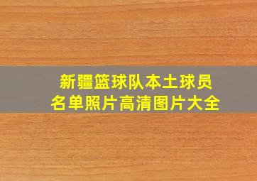 新疆篮球队本土球员名单照片高清图片大全