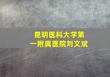 昆明医科大学第一附属医院刘文斌