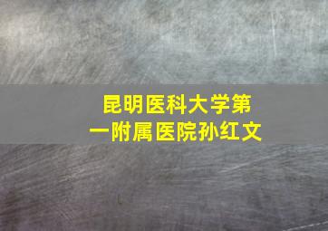 昆明医科大学第一附属医院孙红文