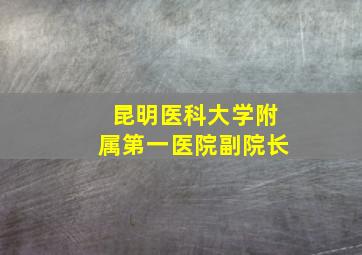 昆明医科大学附属第一医院副院长