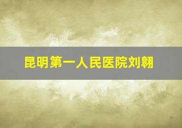 昆明第一人民医院刘翱