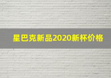 星巴克新品2020新杯价格