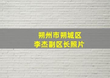 朔州市朔城区李杰副区长照片