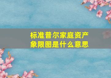 标准普尔家庭资产象限图是什么意思