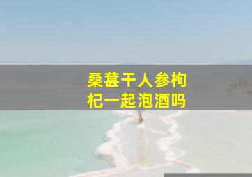 桑葚干人参枸杞一起泡酒吗