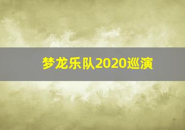 梦龙乐队2020巡演