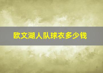 欧文湖人队球衣多少钱